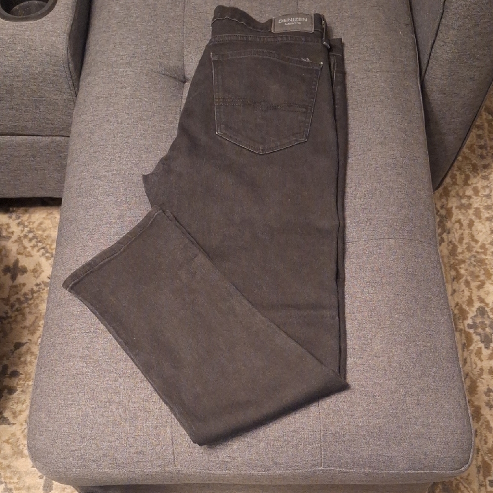 Diesel Dark Gray Men's Straight Jeans